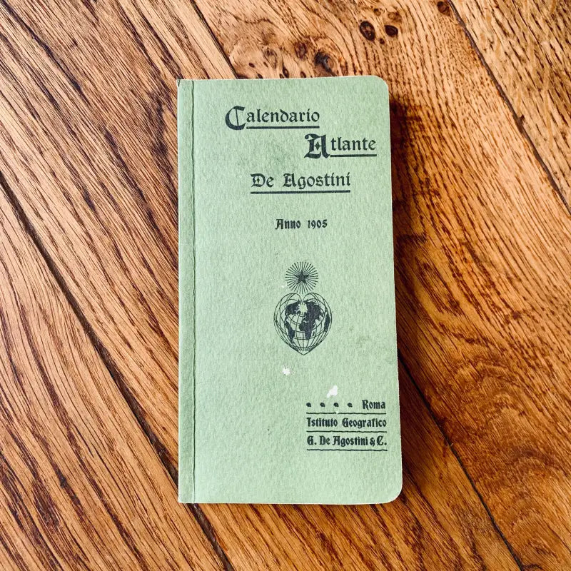 Atlante calendario anno 1905 tascabile vintage ’De Agostini’ Ristampa Anastatica - Italia 1980 - Accessori