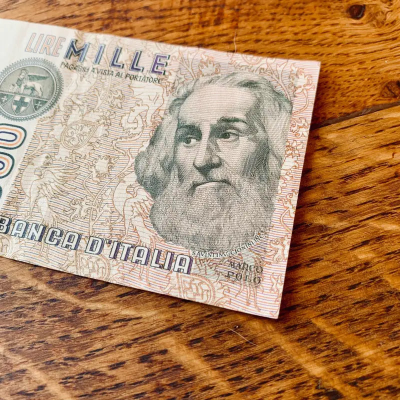 Banconota da Mille 1000 Lire ’Marco Polo’ - Italia 1970/80 - Banconote