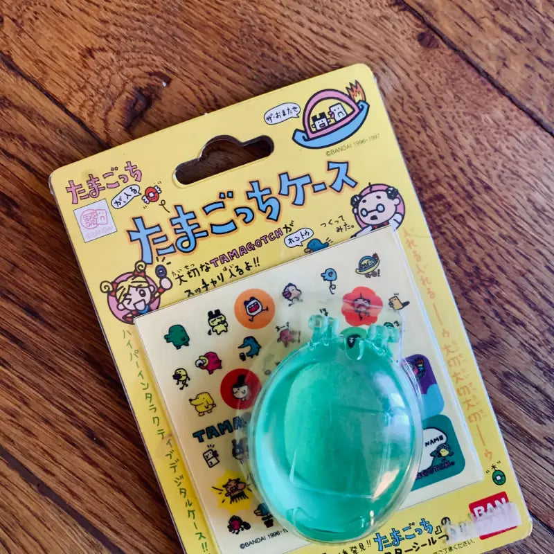 Bandai Tamagotchi Custodia Clear Egg con Stickers - Giappone 1997 - Console Videogiochi