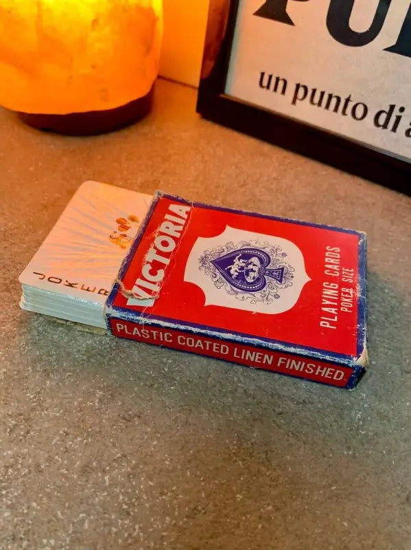 Carte da Gioco Poker Vintage ’Victoria’ Made in Hong Kong 1960-70 - Giochi da tavolo