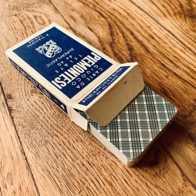 Carte piemontesi vintage ’A. Viassone - Torino’ confezionate - Italia 1966 - Giochi da tavolo