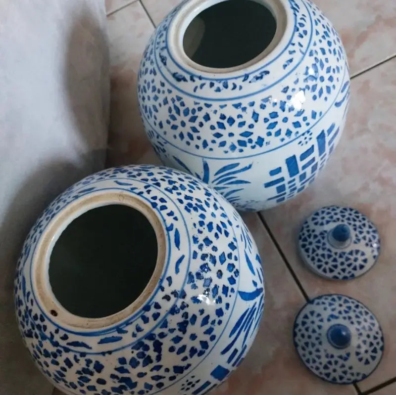 Coppia di vasi in porcellana - Vasi