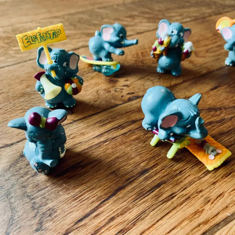 Elefantao Lotto Kinder Ferrero Sorpresine con Box Trasparente - Italia 1991 - Giocattoli