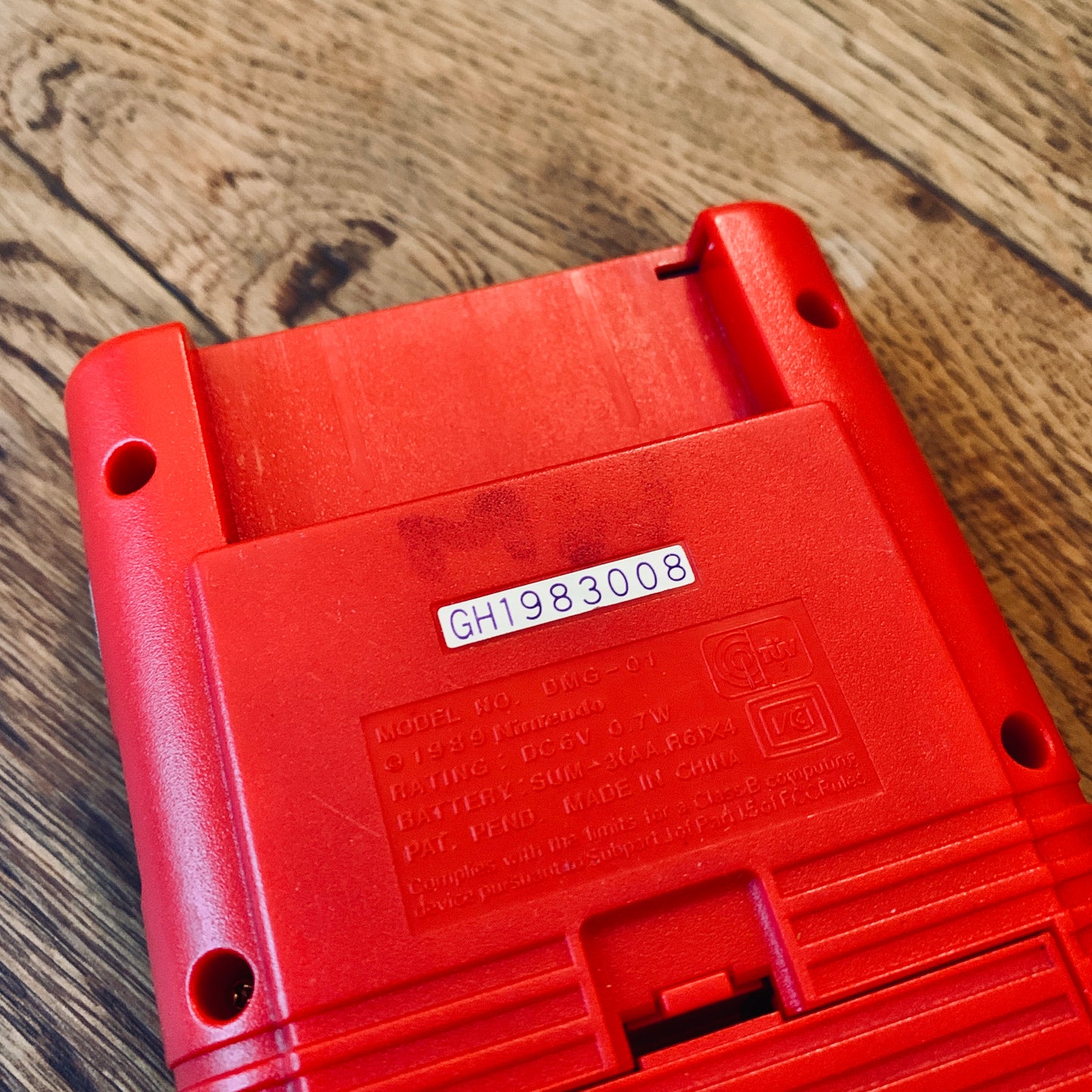 Game Boy Nintendo DMG-01 console rossa vintage - Italia 1989 - Console Videogiochi