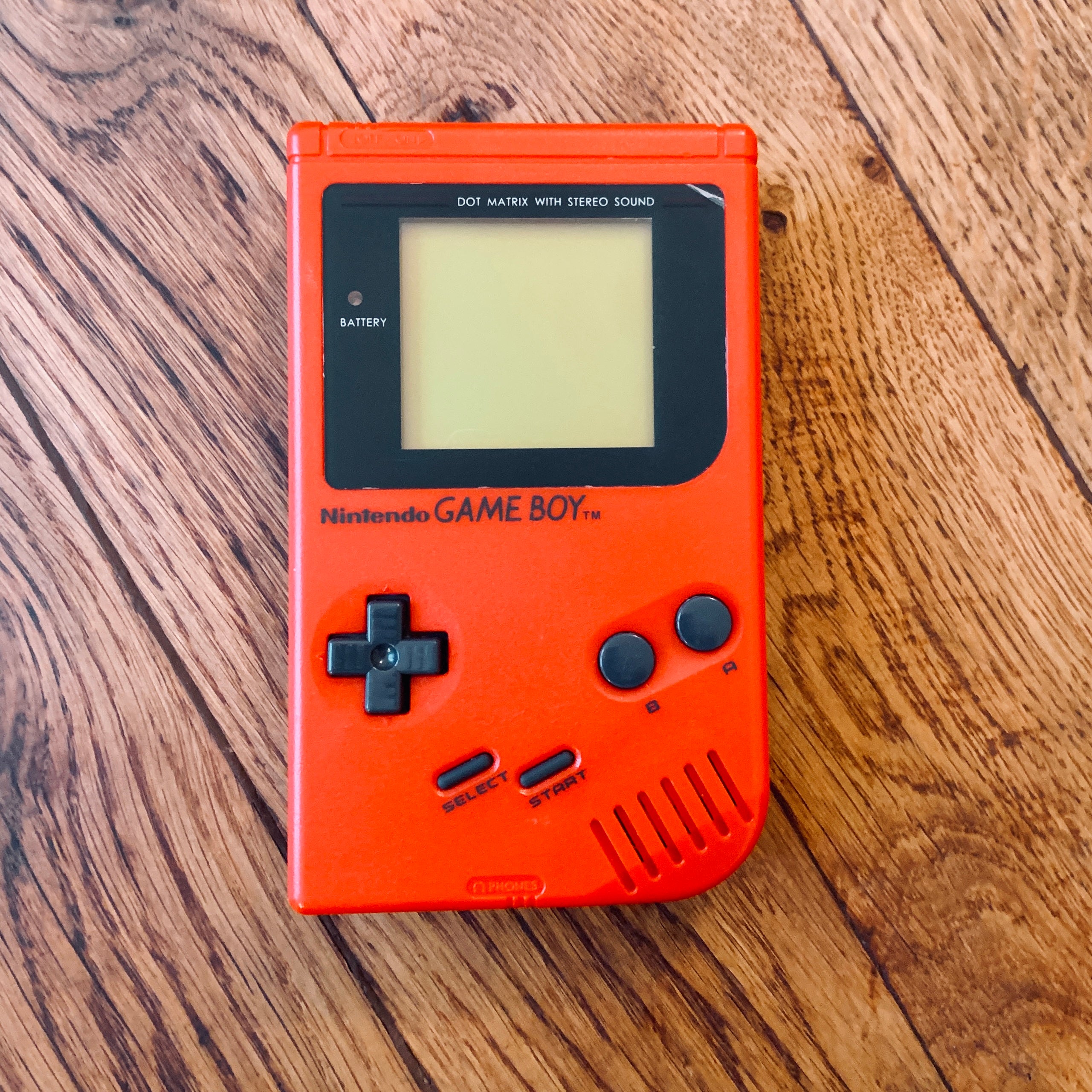 Vintage red Nintendo Game Boy DMG-01 console – Dispensa Vintage