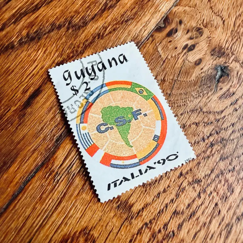 Italia 90 Guyana Francobollo Celebrativo - Italia 1988 - Francobolli