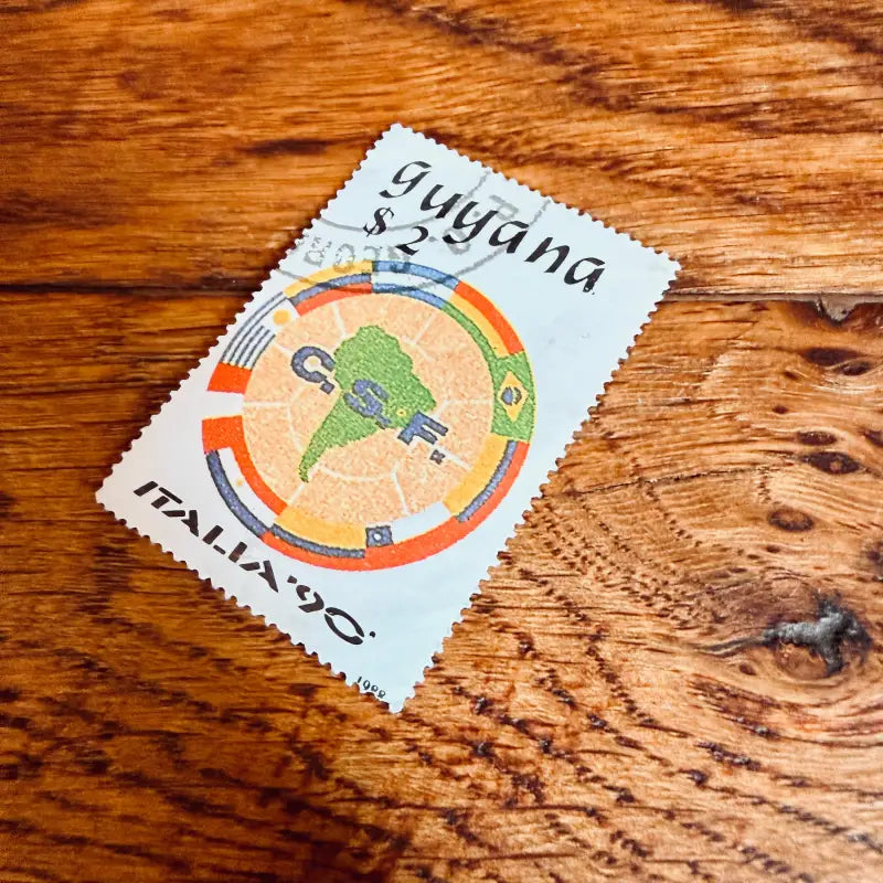 Italia 90 Guyana Francobollo Celebrativo - Italia 1988 - Francobolli