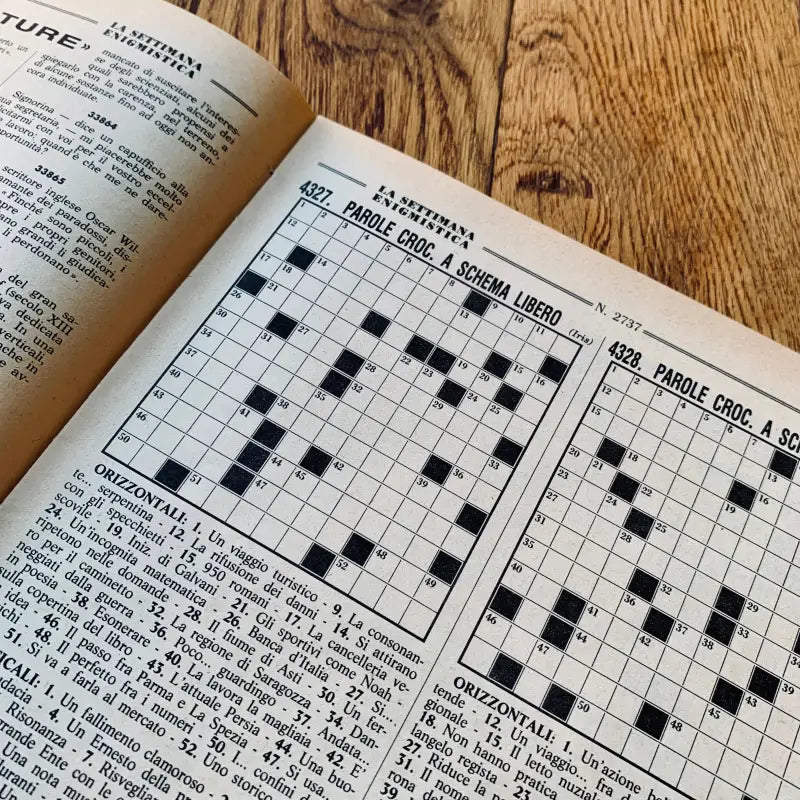 La Settimana Enigmistica vintage non compilata - Riviste vintage