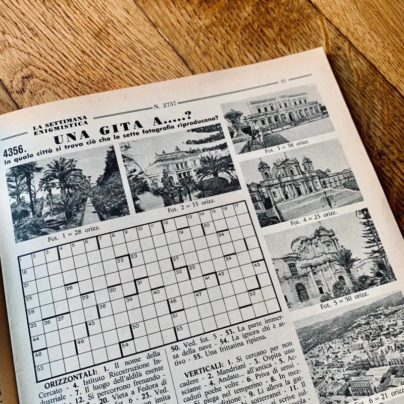 La Settimana Enigmistica vintage non compilata - Riviste vintage