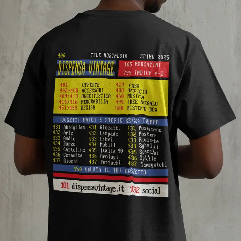 Maglietta Tele Dispensa Vintage Unisex T-Shirt Retro - T-Shirt