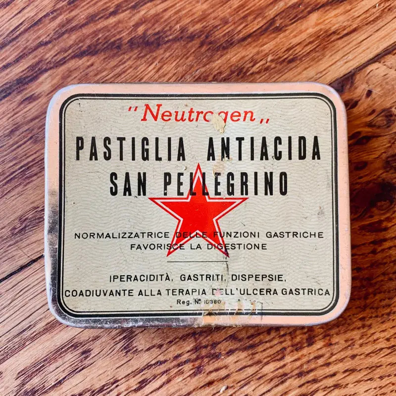 Magnesia San Pellegrino ’Neutrogen’ scatola vintage - Italia 1970 - Scatole vintage