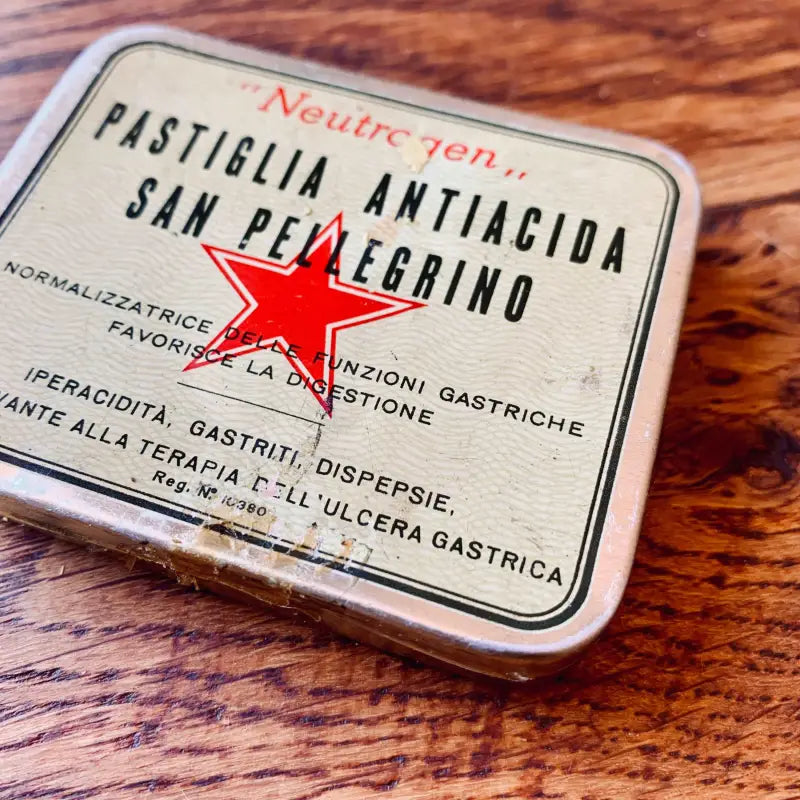 Magnesia San Pellegrino ’Neutrogen’ scatola vintage - Italia 1970 - Scatole vintage