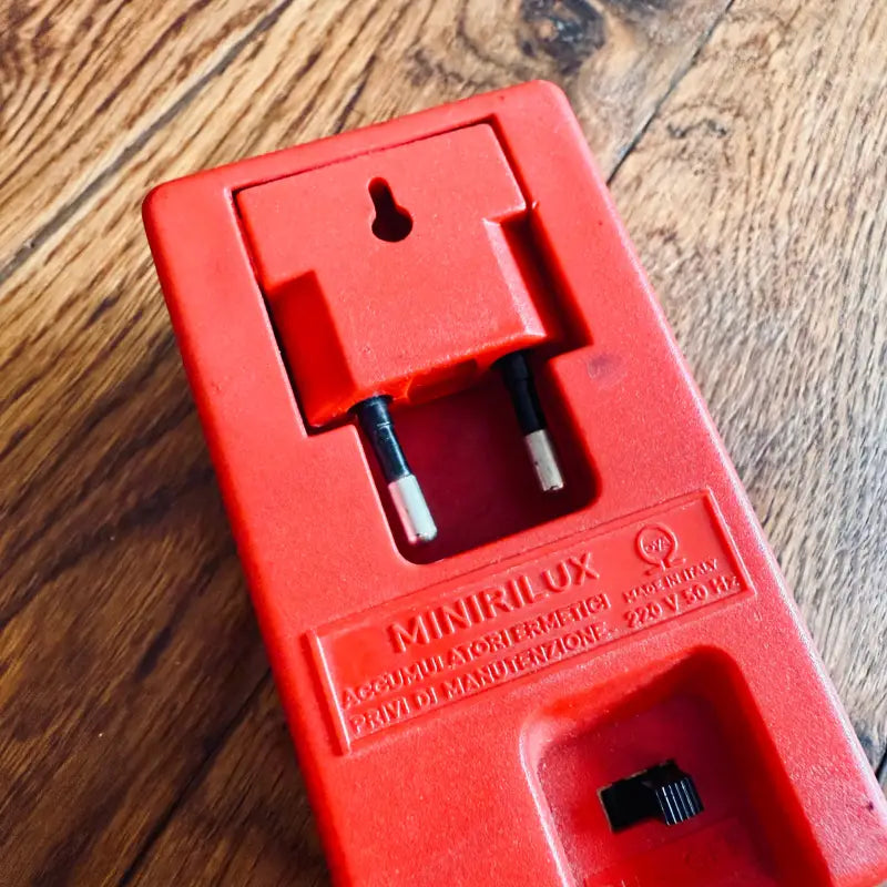 Minirilux Luce Interruttore Ricaricabile - Italia 1975 - Torce vintage