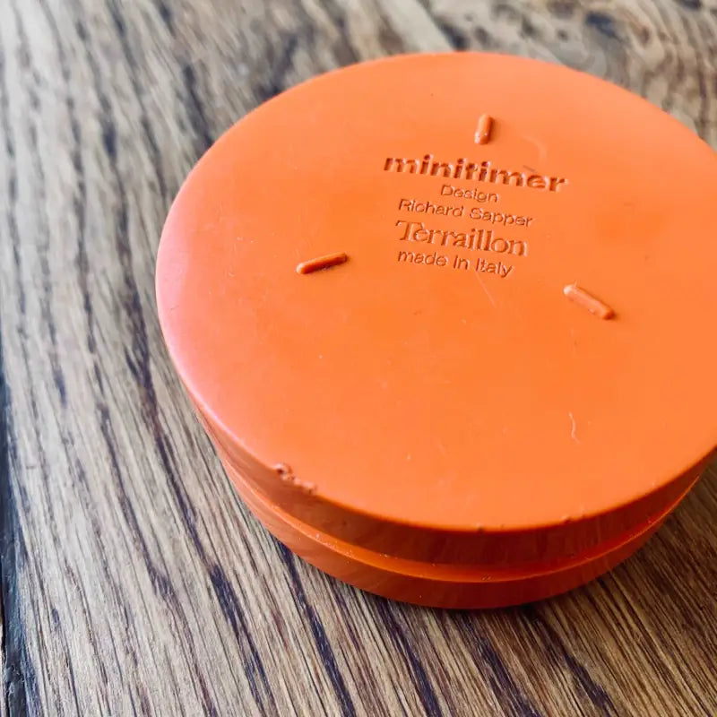 Minitimer Terraillon timer da cucina vintage arancione design Richard Sapper - Italia 1970 - Timer da cucina