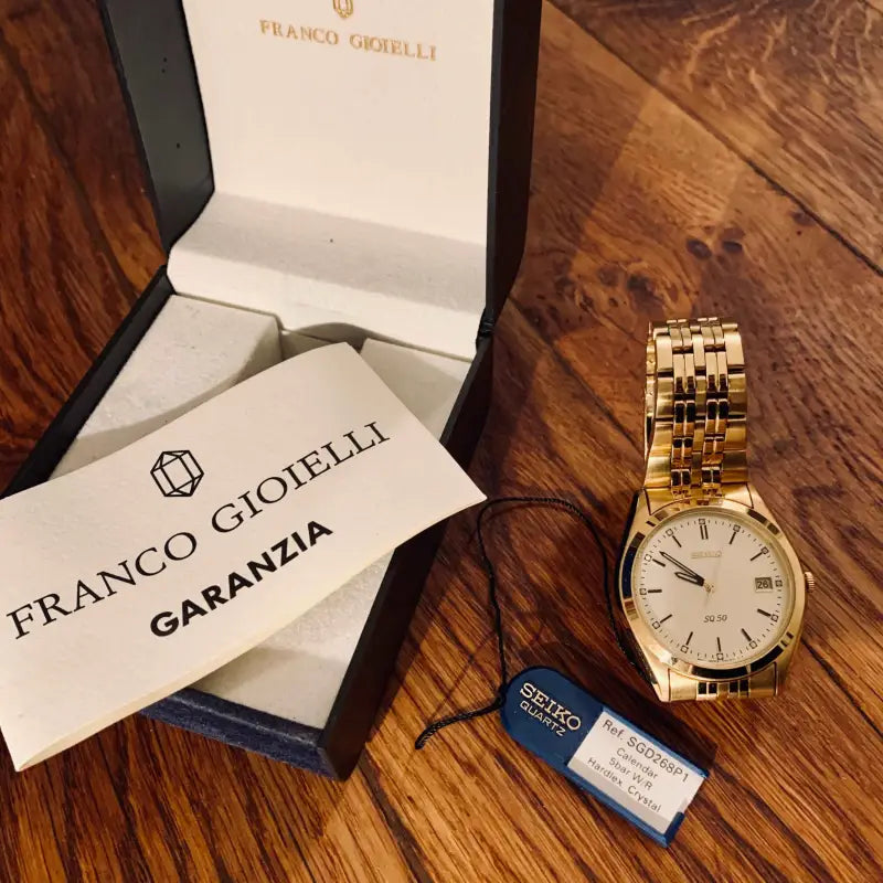 Orologio Seiko vintage placcato Oro - Italia 1996 - Orologi da polso