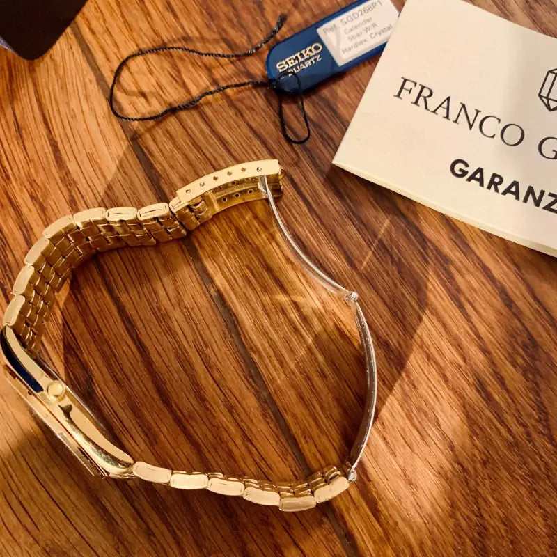 Orologio Seiko vintage placcato Oro - Italia 1996 - Orologi da polso