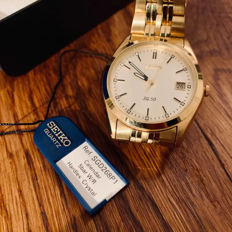 Orologio Seiko vintage placcato Oro - Italia 1996 - Orologi da polso