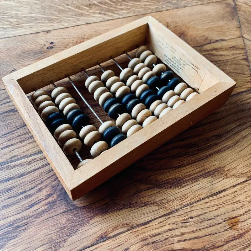 Pallottoliere abaco vintage in legno - USSR 1970 - Varie