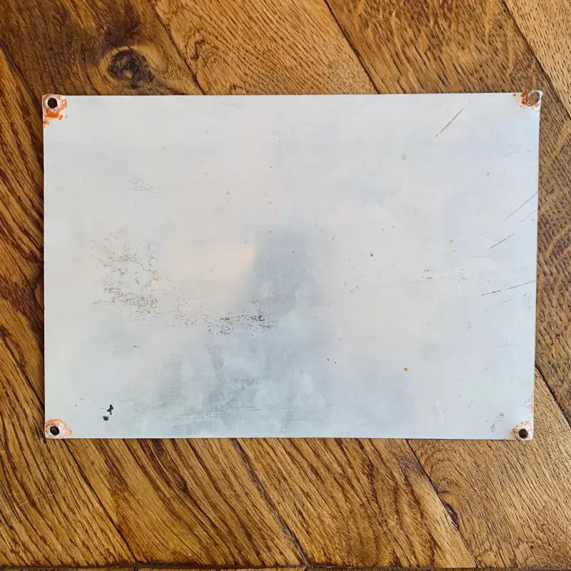 Pericolo di Morte Cartello in Metallo - Italia 1970 - Targhe e Insegne