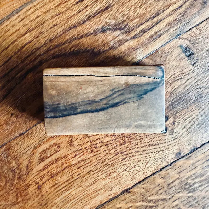 Portafiammiferi vintage in Legno - Italia 1980 - Fiammiferi
