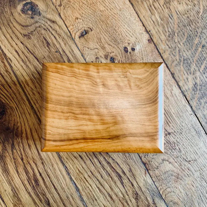 Portasigarette Mid-Century in legno da tavolo - Francia 1960 - Portasigarette