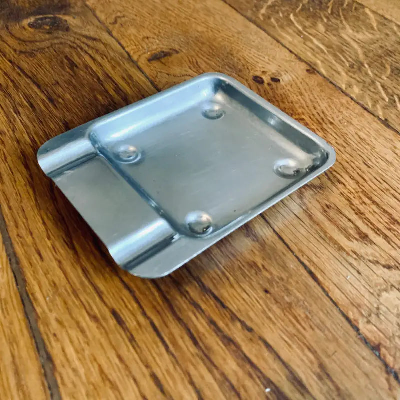 Posacenere Svuotatasche Mid-Century in acciaio - Italia 1960 - Posacenere