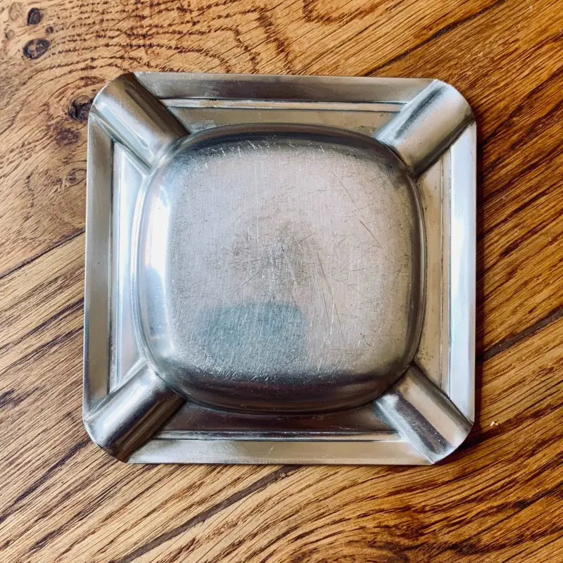 Posacenere vintage in acciaio ’Argenteria F.lli Broggi Milano’ - Italia 1970 - Posacenere