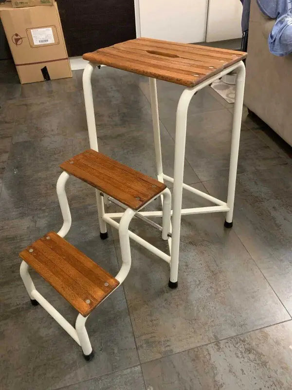 Sgabello Scaletta Richiudibile Vintage Design Anni ’60 - Sgabelli