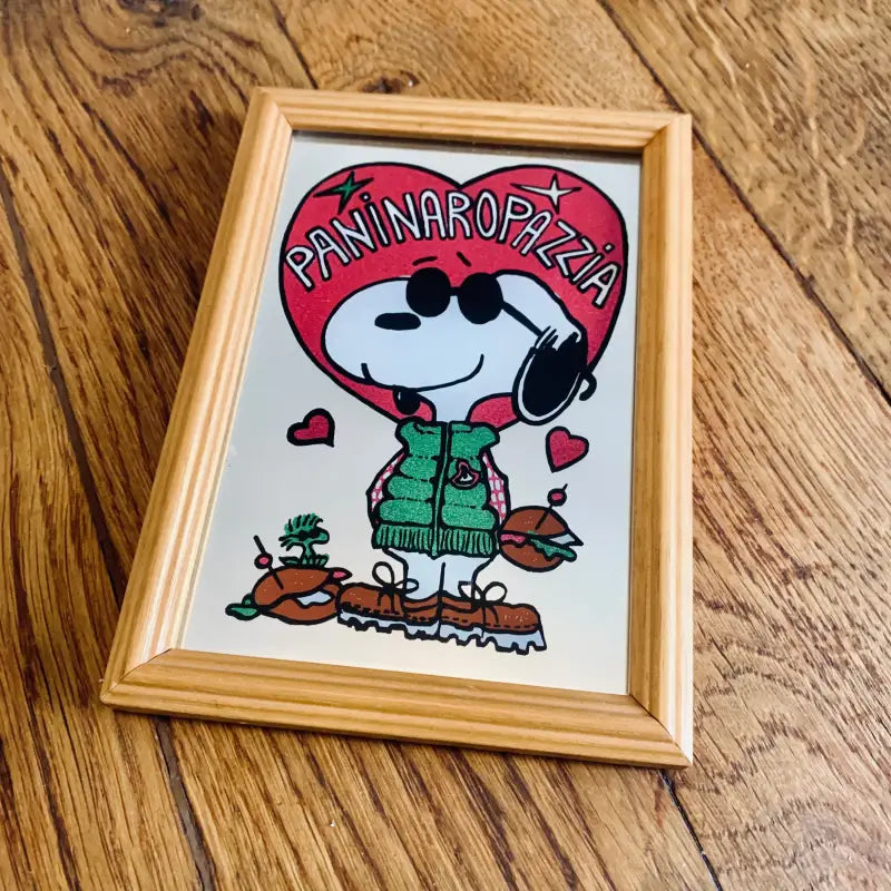Snoopy Mirror Paninaro Madness - Italy 1983 – Dispensa Vintage