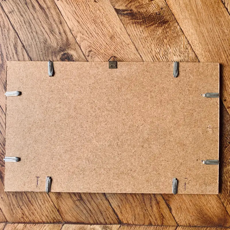 Specchio vintage cabina treno ’Ferrovie dello Stato’ con logo FS - Italia 1950 - Specchi e cornici