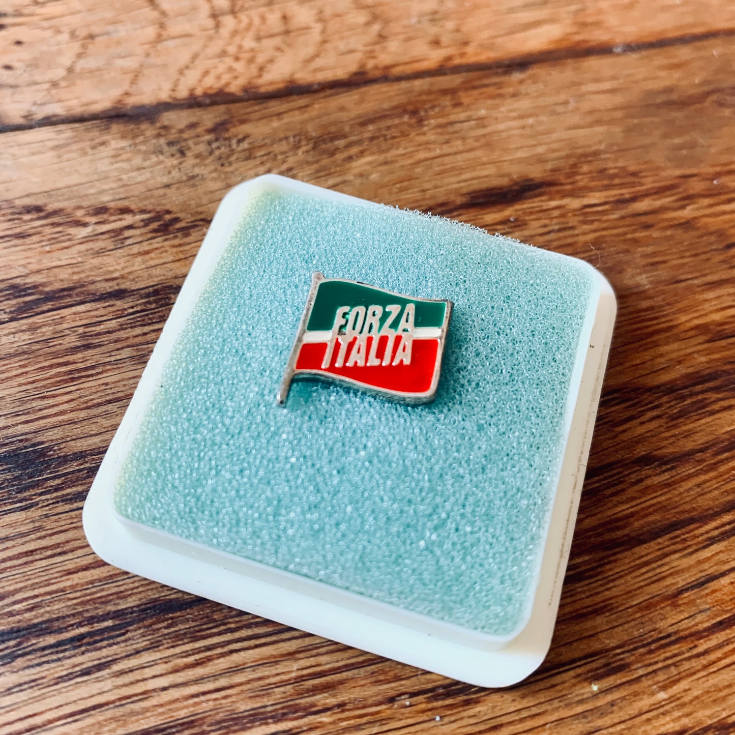 Spilla Forza Italia in Argento 925 Edizione Originale - Italia 1994 - Spille