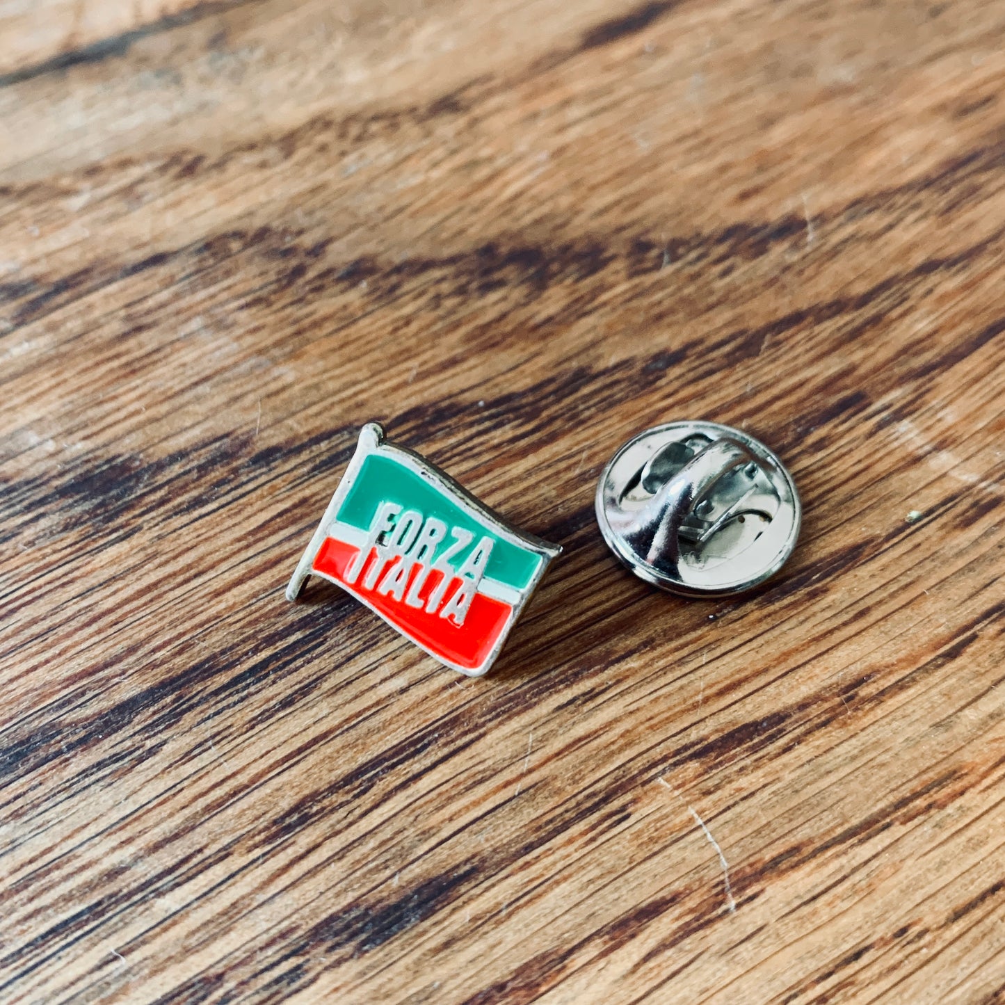Spilla Forza Italia in Argento 925 Edizione Originale - Italia 1994 - Spille