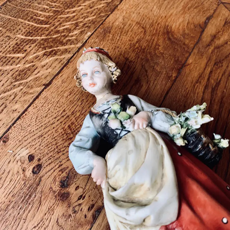 Statua Capodimonte Country Girl - Italia 1989 - Statue