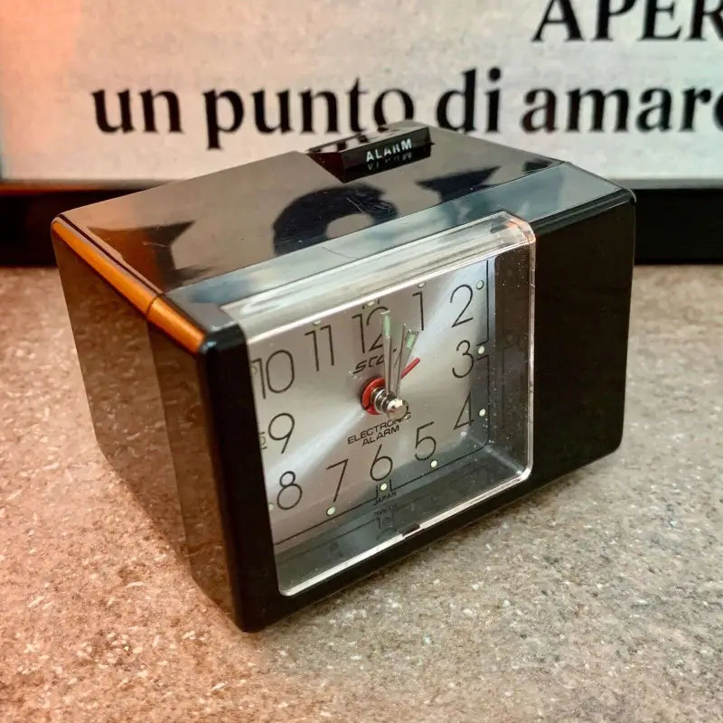 Sveglia Vintage Elettronica ’Star’ Design Modernariato Made in Japan - 1970 - Sveglie