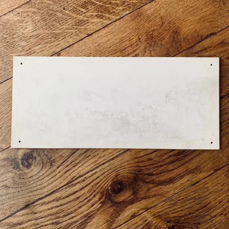 Targa Chiudere il Cancello in plastica - Italia 1980 - Targhe e Insegne