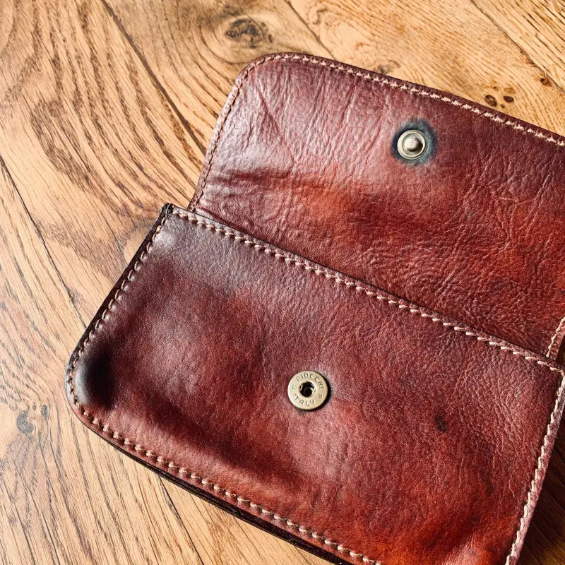 The Bridge portafogli in pelle vintage unisex - Italia 1980 - Portafogli