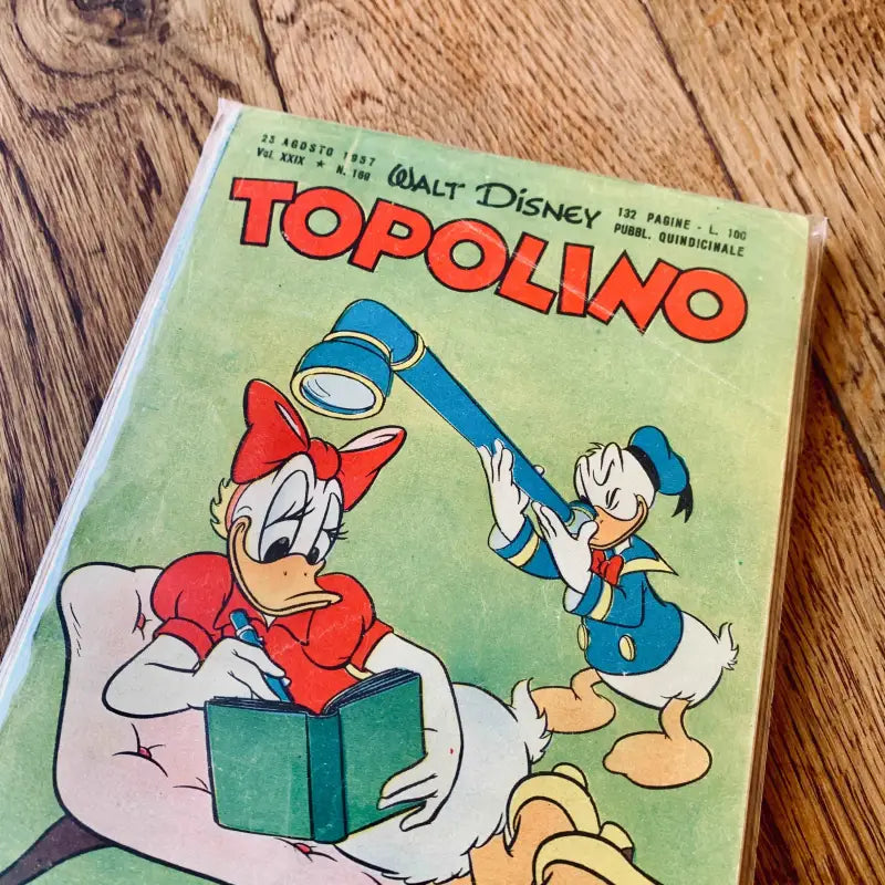 Topolino numero 169 rivista vintage completa con bollino - Italia 1957 - Riviste vintage