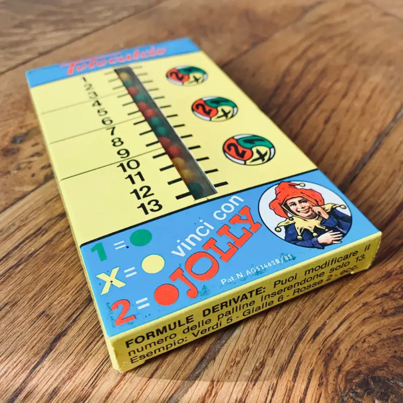 Totocalcio Gioco Vinci con Jolly Totip Enalotto - Italia 1985 - Giochi da tavolo
