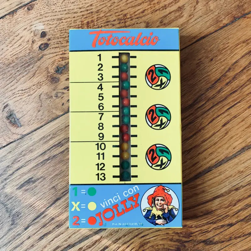 Totocalcio Gioco Vinci con Jolly Totip Enalotto - Italia 1985 - Giochi da tavolo