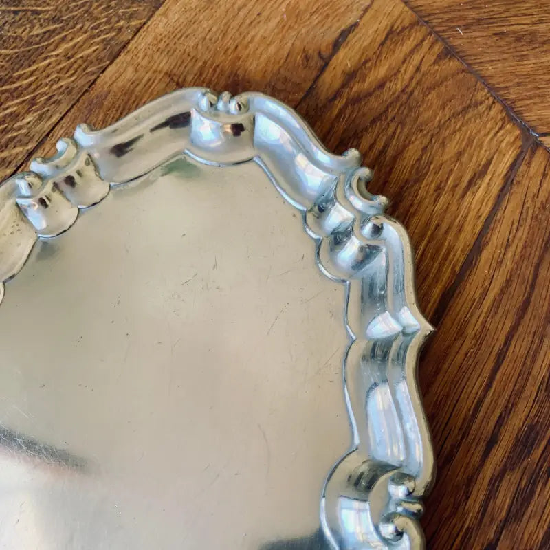 Vassoio vintage Acciaio Inox - Italia anni’80 - Vassoio