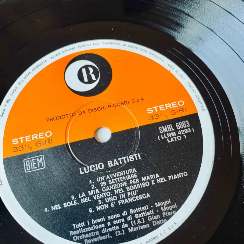 Vinile Lucio Battisti - Lucio Battisti SMRL 6063 Ricordi Records Prima Stampa - Italia - 1969 - Vinile