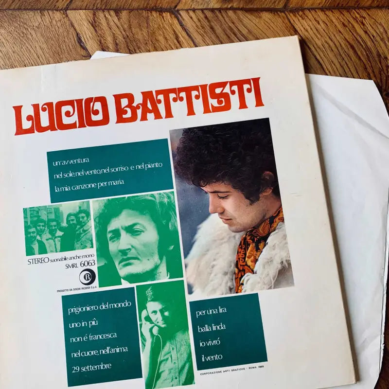 Vinile Lucio Battisti - Lucio Battisti SMRL 6063 Ricordi Records Prima Stampa - Italia - 1969 - Vinile
