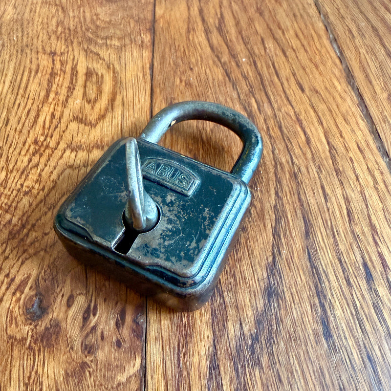 lucchetto vintage abus panzer