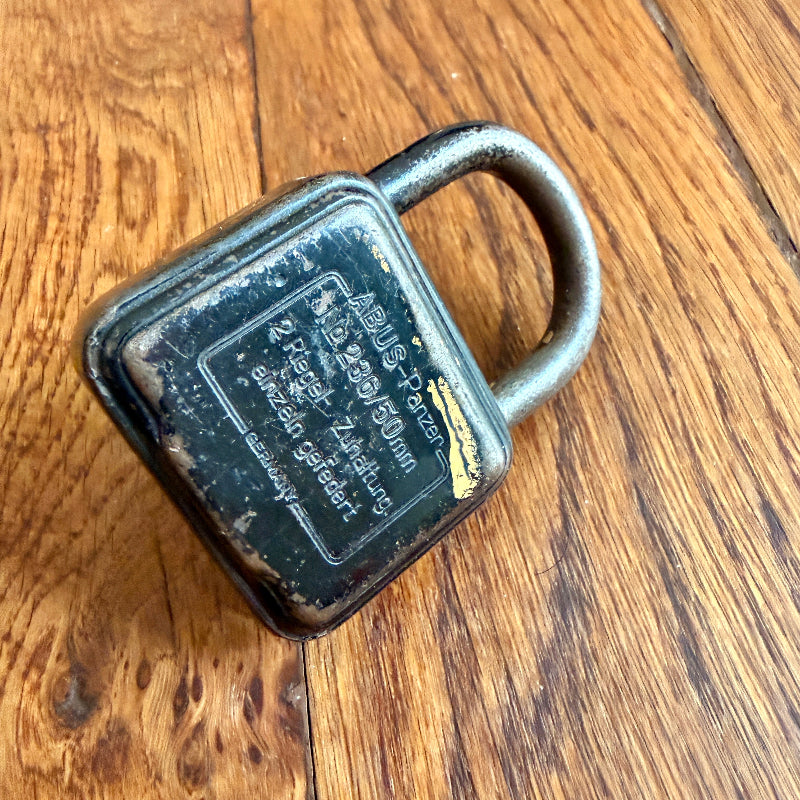 lucchetto vintage abus panzer