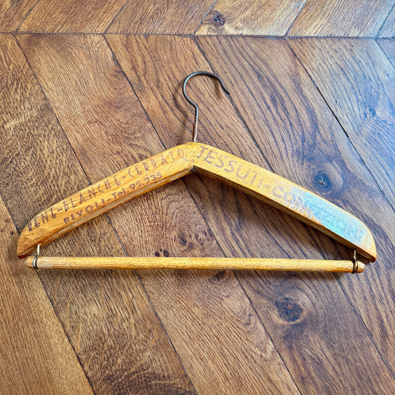 gruccia vintage legno