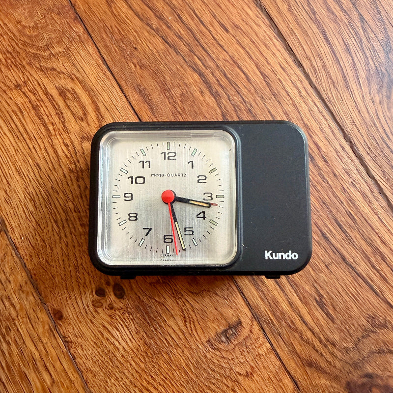 Kundo Mega Quartz Sveglia Modernariato - Germania 1980
