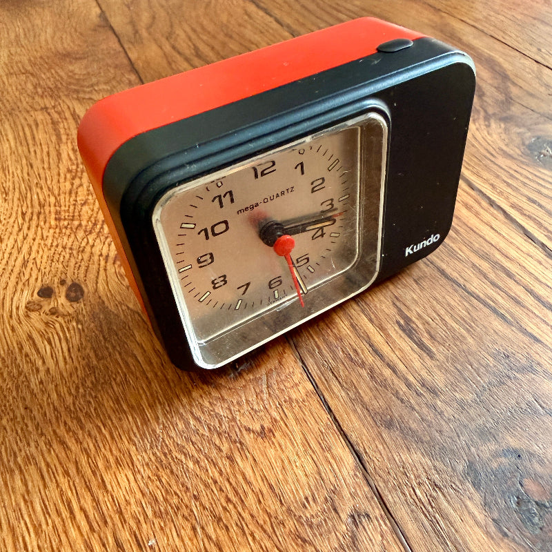 Kundo Mega Quartz Sveglia Modernariato - Germania 1980