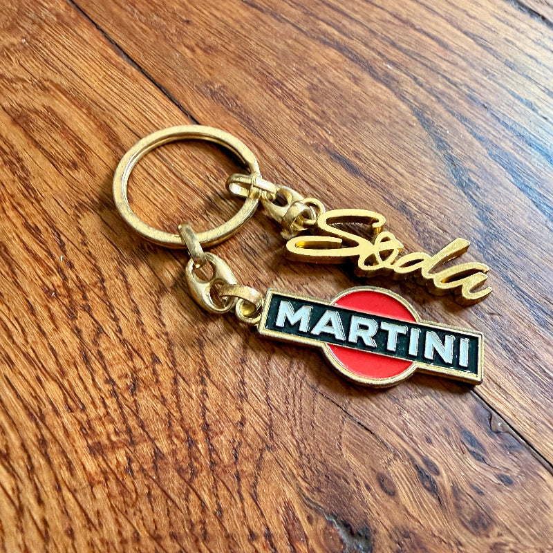 portachiavi martini in metallo