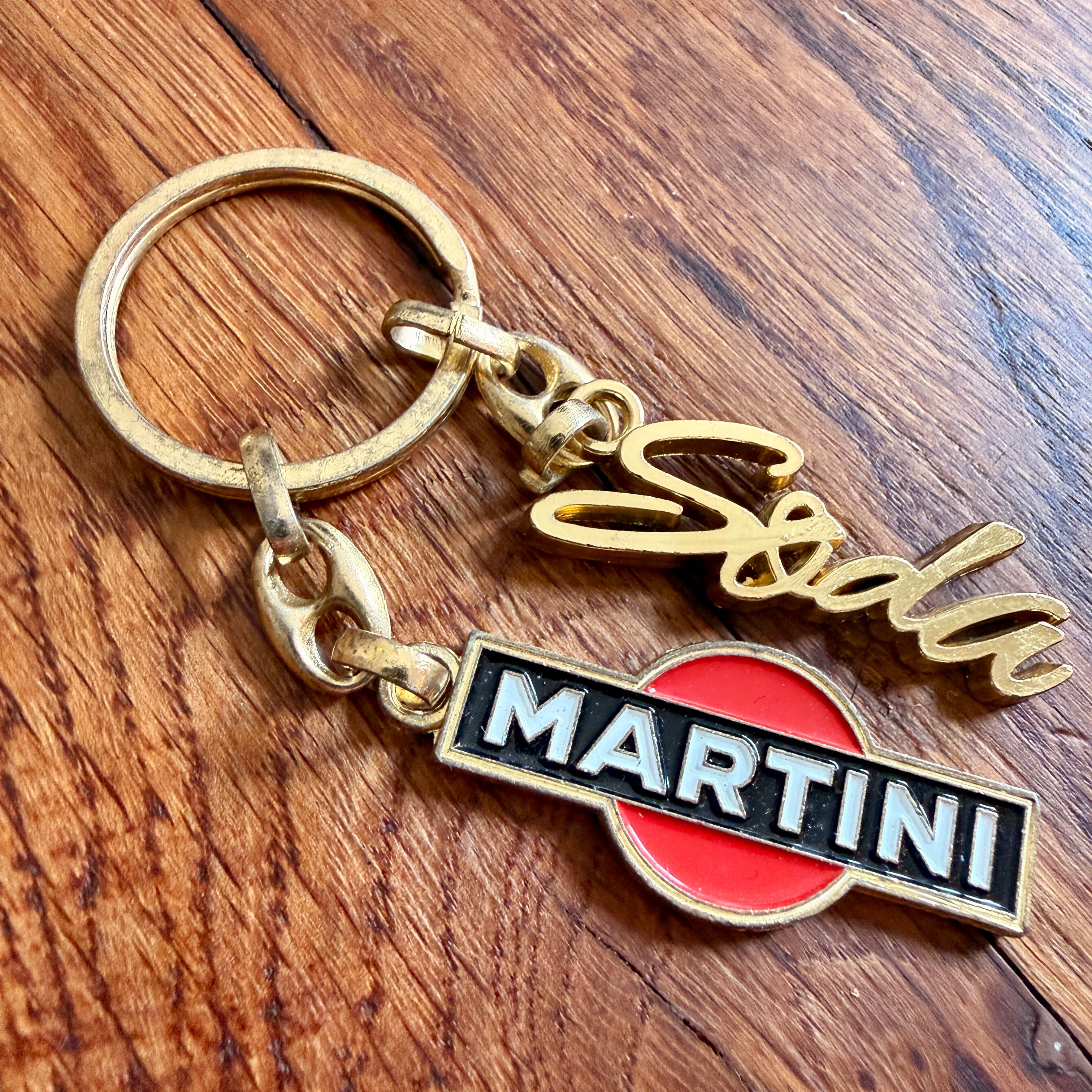 Martini Soda portachiavi doppio ciondolo - Italia 2005