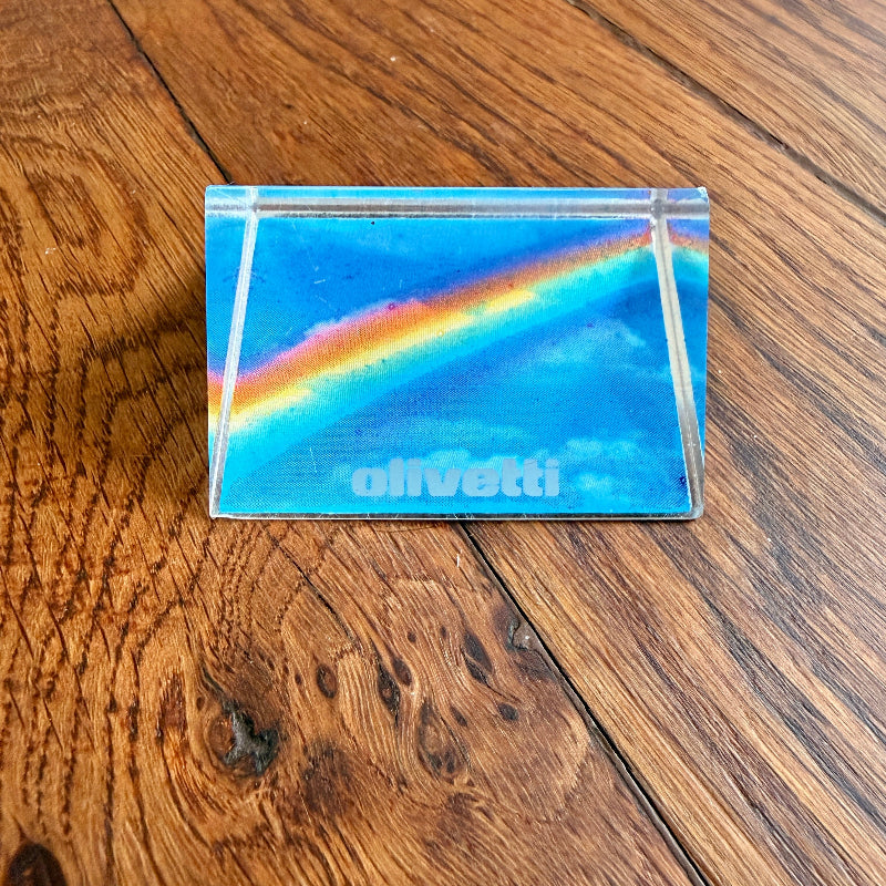 Olivetti Fermacarte da scrivania in Plexiglass - Italia 1980
